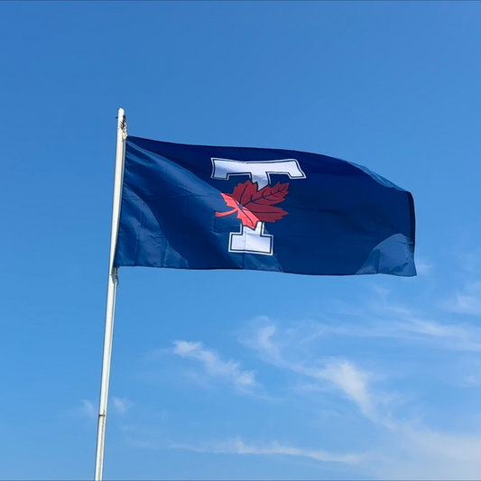 Varsity Blues Football Booster Flag